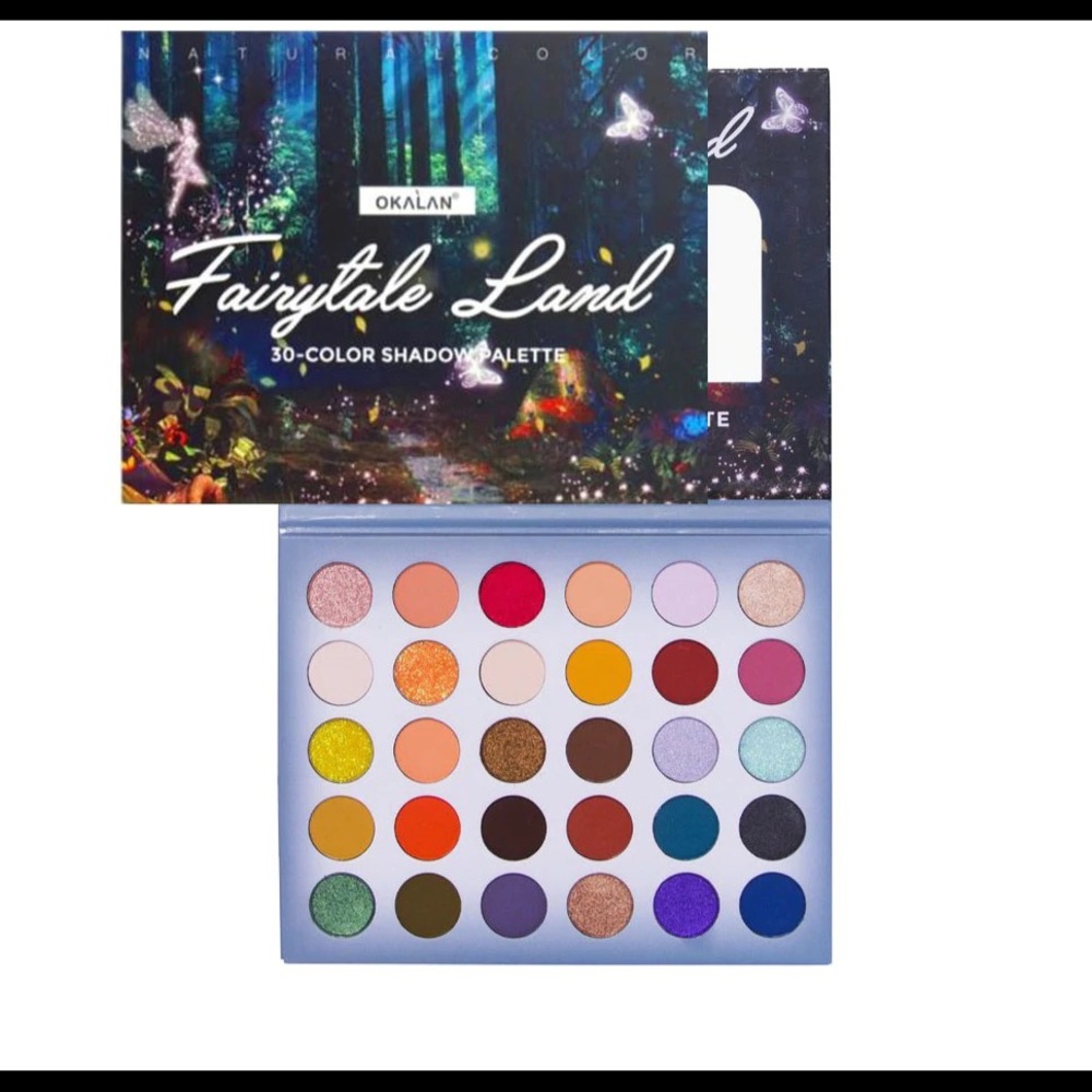Okalan Fairytale Land 30 Colors Matte & Shimmer Palette